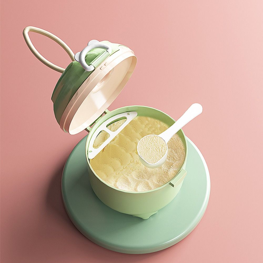 Baby Food Essentials - 밀크 파우더 스푼이 포함된 밀폐 용기,