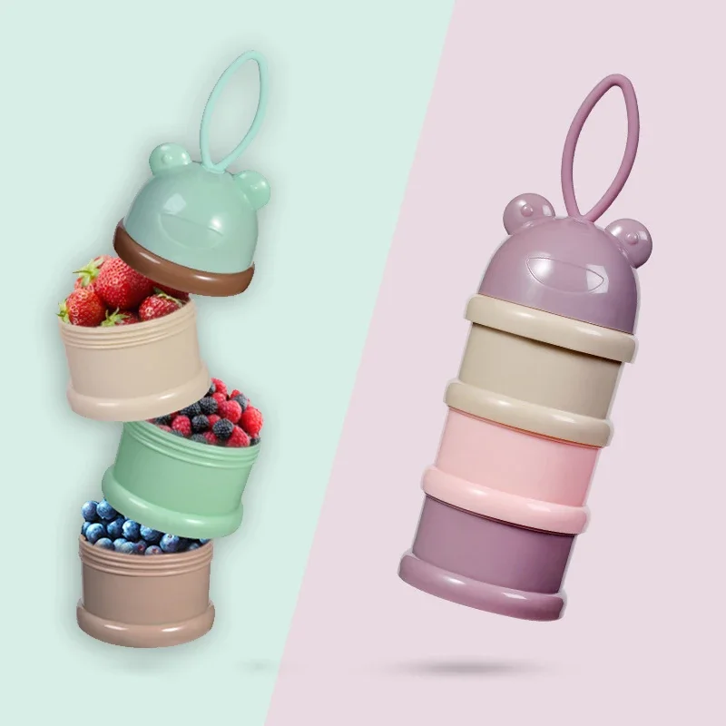여행 - 필수 저장 시리얼 파우더 디스펜서 휴대용 3층 - Baby Food Essentials 리뷰 및 가격