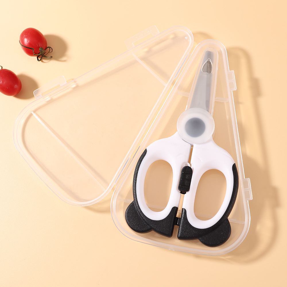 어린이를 위한 안전 가위 학생용 이유식 가위 휴대용 가 - Baby Food Scissors 리뷰 및 가격