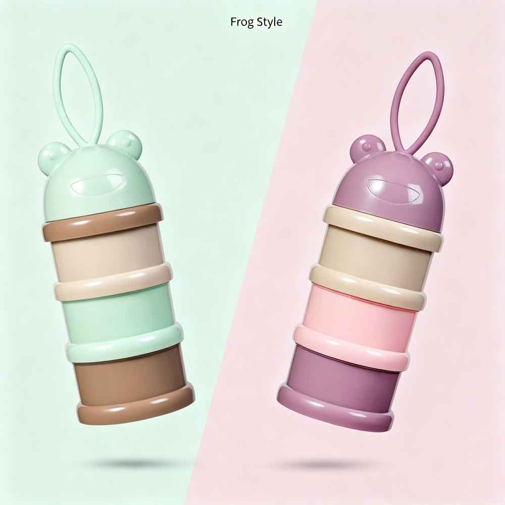 3단 만화 캐릭터 보관함 - 휴대용 필수 시리얼 파우더 - Baby Food Essentials 리뷰 및 가격